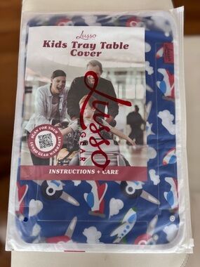 Lusso Gear Kids Tray Table Cover in an Airplane Design NEW
